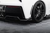 Maxton Design Central Rear Splitter (With Vertical Bars) Chevrolet Corvette C7