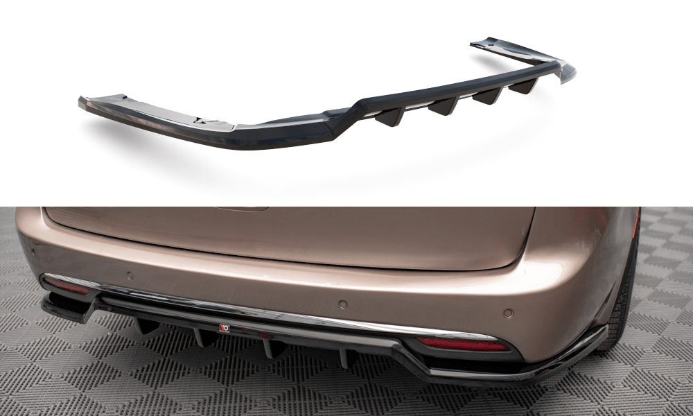 Maxton Design Central Rear Splitter (With Vertical Bars) Chrysler Pacifica MK2