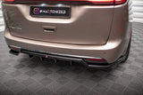 Maxton Design Central Rear Splitter (With Vertical Bars) Chrysler Pacifica MK2