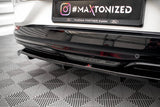 Maxton Design Central Rear Splitter (With Vertical Bars) Ford Mustang Mach-E MK1