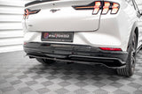 Maxton Design Central Rear Splitter (With Vertical Bars) Ford Mustang Mach-E MK1