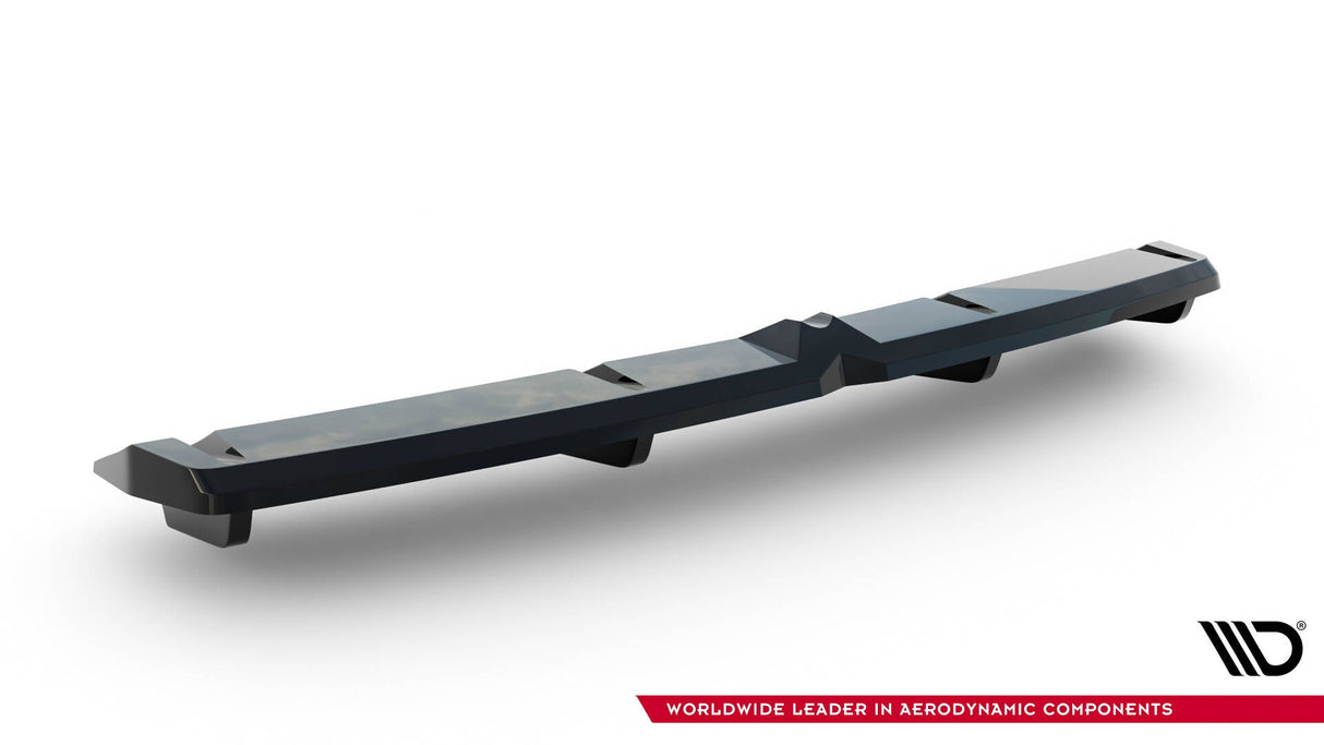 Maxton Design Central Rear Splitter (With Vertical Bars) Hyundai Elantra N MK7