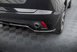 Maxton Design Central Rear Splitter (With Vertical Bars) Jaguar E-Pace R-Dynamic MK1