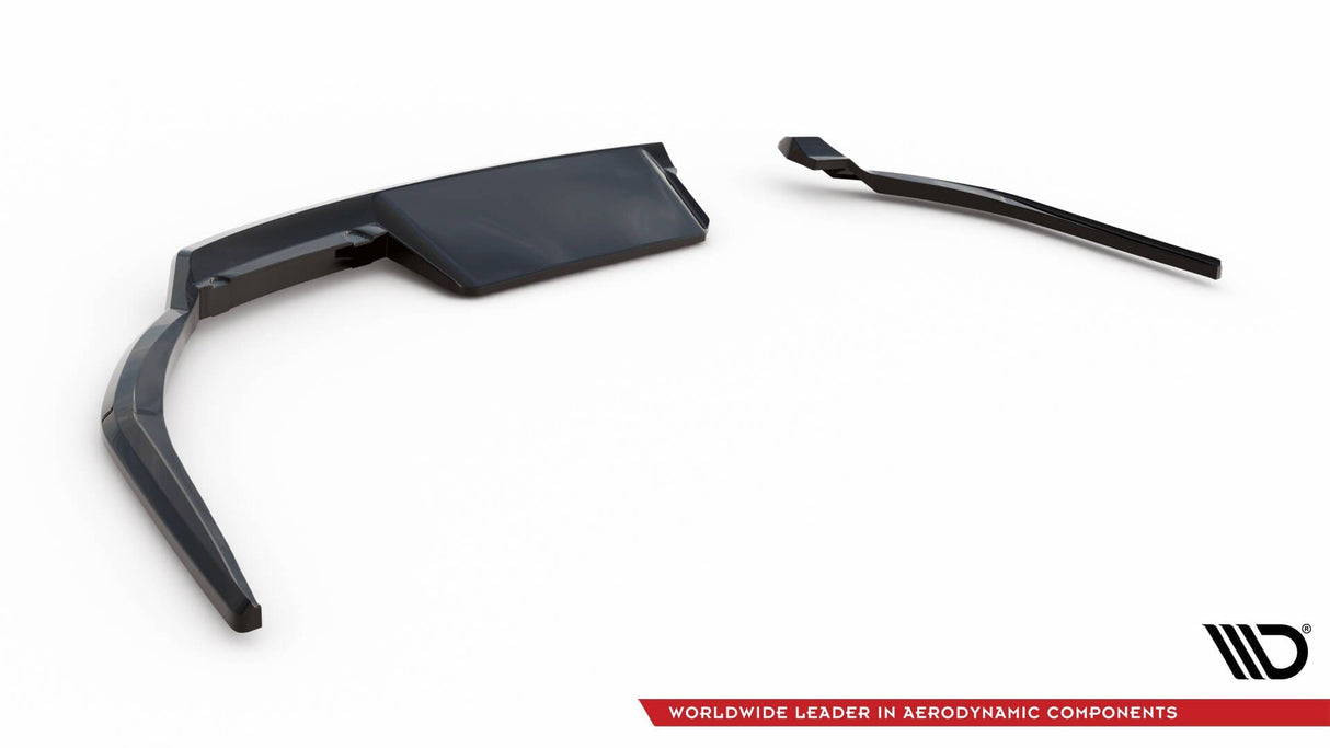 Maxton Design Central Rear Splitter (With Vertical Bars) Jaguar Xe X760 Facelift