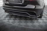 Maxton Design Central Rear Splitter (With Vertical Bars) Jaguar Xe X760 Facelift