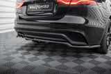 Maxton Design Central Rear Splitter (With Vertical Bars) Jaguar Xe X760 Facelift