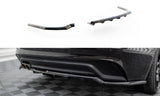 Maxton Design Central Rear Splitter (With Vertical Bars) Jaguar Xe X760 Facelift