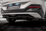 Maxton Design Central Rear Splitter (With Vertical Bars) Kia Ev6 Gt-Line Mk1