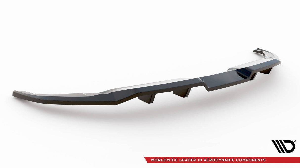 Maxton Design Central Rear Splitter (With Vertical Bars) Kia Ev6 Gt-Line Mk1