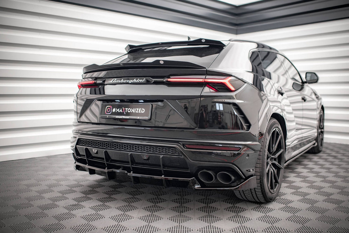 Maxton Design Central Rear Splitter (With Vertical Bars) Lamborghini Urus MK1