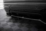 Maxton Design Central Rear Splitter (With Vertical Bars) Land Rover Range Rover Evoque MK1 Facelift