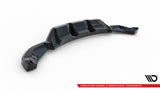 Maxton Design Central Rear Splitter (With Vertical Bars) Land Rover Range Rover Evoque MK1 Facelift