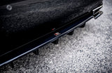 Maxton Design Central Rear Splitter (With Vertical Bars) Leuxs Ls Mk4 Facelift