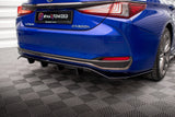 Maxton Design Central Rear Splitter (With Vertical Bars) Lexus Es F Sport (Hybrid) Mk7