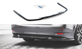 Maxton Design Central Rear Splitter (With Vertical Bars) Lexus Gs F Sport Hybrid Mk4 (L10)