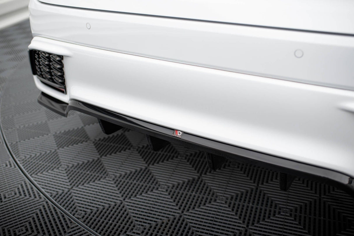 Maxton Design Central Rear Splitter (With Vertical Bars) Lexus Rx F-Sport Mk5