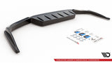 Maxton Design Central Rear Splitter (With Vertical Bars) Lexus Ux Mk1