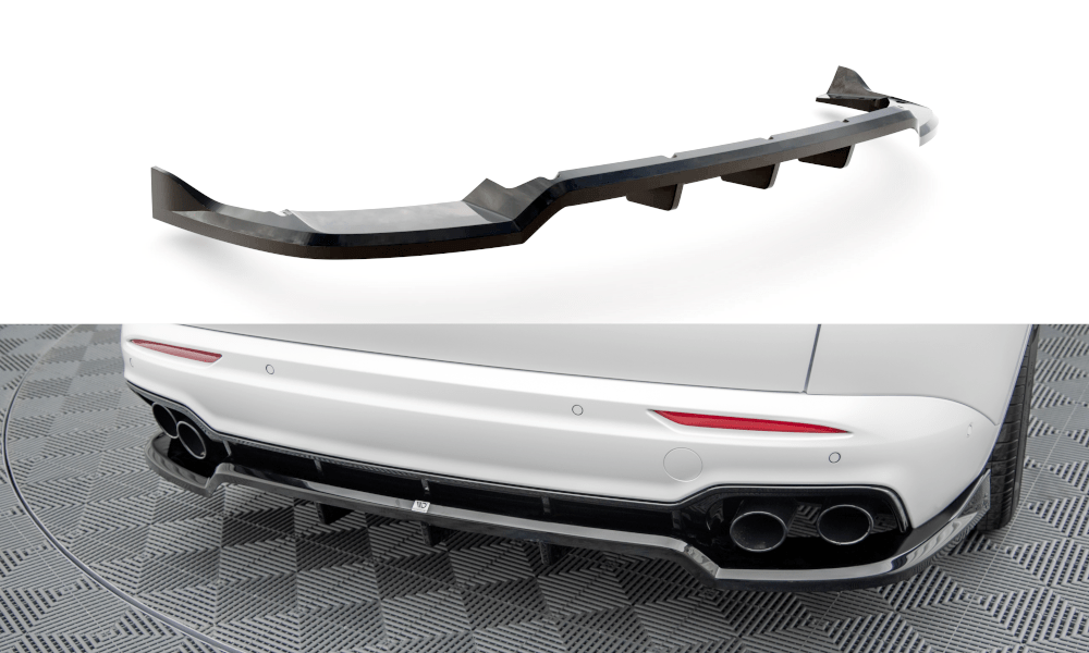 Maxton Design Central Rear Splitter (With Vertical Bars) Maserati Grecale Gt / Modena MK1