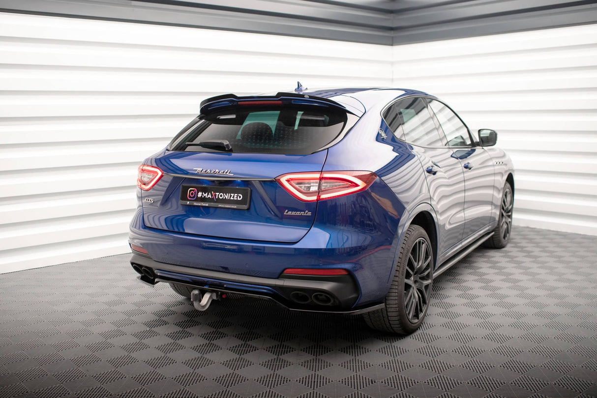 Maxton Design Central Rear Splitter (With Vertical Bars) Maserati Levante GTS MK1