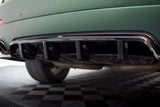 Maxton Design Central Rear Splitter (With Vertical Bars) - Maserati Levante Mk1