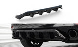 Maxton Design Central Rear Splitter (With Vertical Bars) Mazda 3 MK4