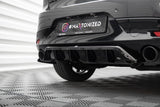 Maxton Design Central Rear Splitter (With Vertical Bars) Mazda 3 MK4