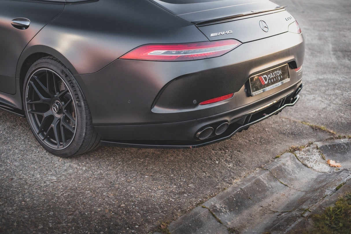 Maxton Design Central Rear Splitter (With Vertical Bars) Mercedes-AMG 53 4 Door Coupe