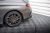 Maxton Design Central Rear Splitter (With Vertical Bars) Mercedes-AMG C43 Coupe C205 Facelift