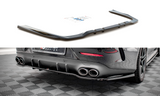 Maxton Design Central Rear Splitter (With Vertical Bars) Mercedes-AMG Cls 53 C257