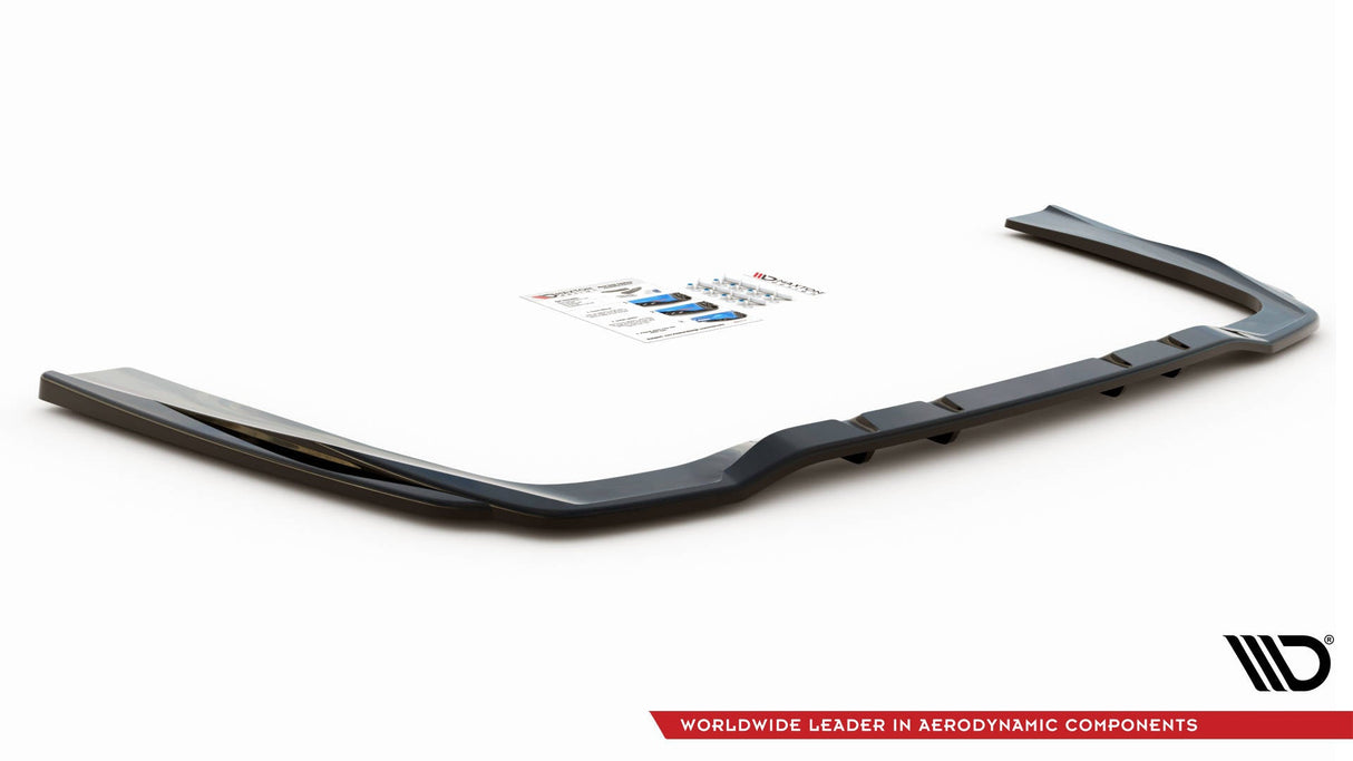 Maxton Design Central Rear Splitter (With Vertical Bars) Mercedes-AMG Cls 53 C257