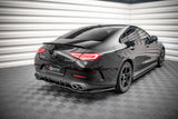 Maxton Design Central Rear Splitter (With Vertical Bars) Mercedes-AMG Cls 53 C257