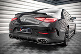 Maxton Design Central Rear Splitter (With Vertical Bars) Mercedes-AMG Cls 53 C257