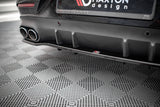 Maxton Design Central Rear Splitter (With Vertical Bars) Mercedes-AMG Cls 53 C257