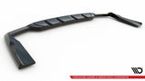 Maxton Design Central Rear Splitter (With Vertical Bars) Mercedes-AMG GLC 63 Coupe C253 Facelift