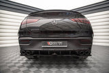 Maxton Design Central Rear Splitter (With Vertical Bars) Mercedes-AMG GLE Coupe C167
