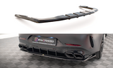 Maxton Design Central Rear Splitter (With Vertical Bars) Mercedes-AMG GT 63S 4-Door Coupe Aero