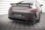Maxton Design Central Rear Splitter (With Vertical Bars) Mercedes-AMG GT 63S 4-Door Coupe Aero