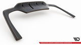 Maxton Design Central Rear Splitter (With Vertical Bars) Mercedes-Benz C AMG-Line W206