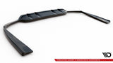 Maxton Design Central Rear Splitter (With Vertical Bars) Mercedes-Benz C Coupe AMG-Line C205 Facelift
