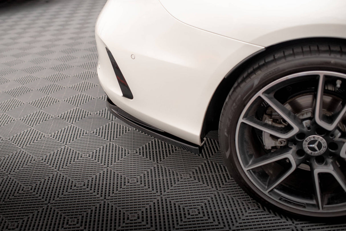 Maxton Design Central Rear Splitter (With Vertical Bars) Mercedes-Benz C Coupe AMG-Line C205 Facelift
