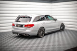 Maxton Design Central Rear Splitter (With Vertical Bars) Mercedes-Benz C W205