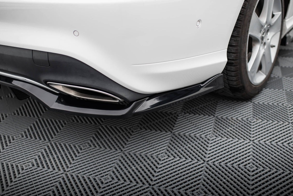 MERCEDES - BENZ CLA - C117 FACELIFT - REAR SPLITTER (WITH VERTICAL BARS)