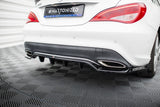MERCEDES - BENZ CLA - C117 FACELIFT - REAR SPLITTER (WITH VERTICAL BARS)
