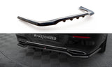 Maxton Design Central Rear Splitter (With Vertical Bars) Mercedes-Benz CLA Coupe C118