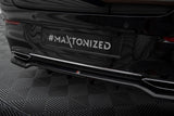 Maxton Design Central Rear Splitter (With Vertical Bars) Mercedes-Benz CLA Coupe C118