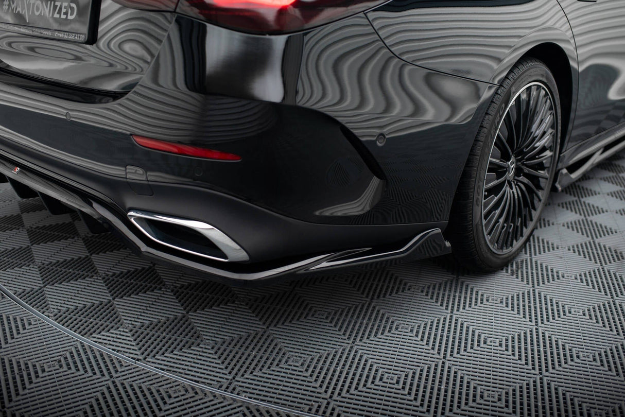 Maxton Design Central Rear Splitter (With Vertical Bars) Mercedes-Benz E AMG-Line W214