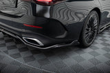 Maxton Design Central Rear Splitter (With Vertical Bars) Mercedes-Benz E AMG-Line W214