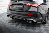 Maxton Design Central Rear Splitter (With Vertical Bars) Mercedes-Benz E AMG-Line W214