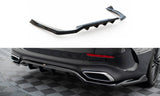 Maxton Design Central Rear Splitter (With Vertical Bars) Mercedes-Benz E AMG-Line W214