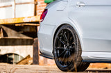 Maxton Design Central Rear Splitter (With Vertical Bars) Mercedes-Benz E63 AMG Sedan W212 Facelift